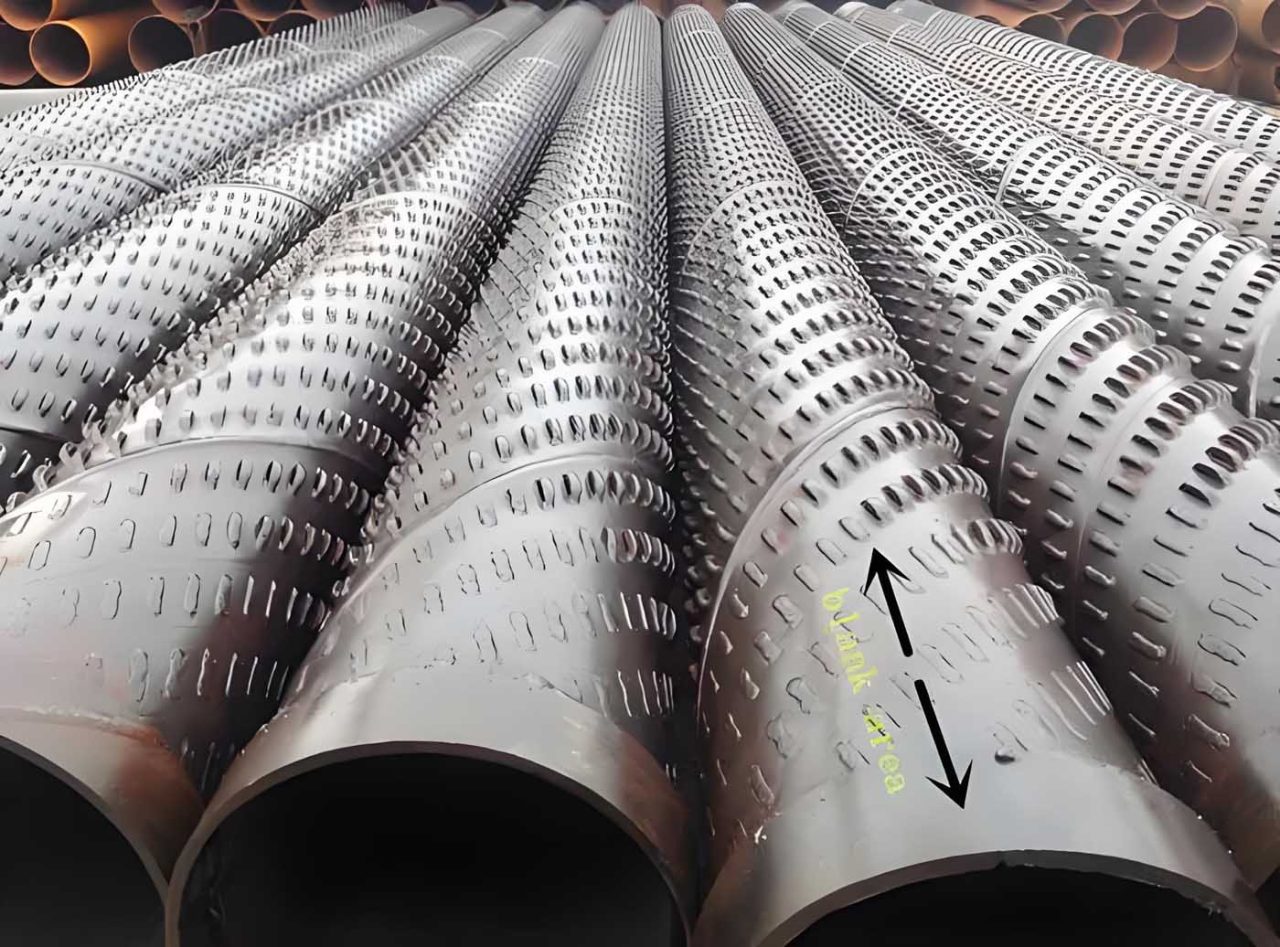 Slotted ไลเนอร์, ท่อปลอก Slotted, Perforated Tube